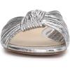 imageJessica Simpson Womens Dydra Denim SlipOn Slide SandalsSilver
