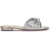 imageJessica Simpson Womens Dydra Denim SlipOn Slide SandalsSilver