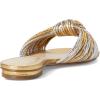 imageJessica Simpson Womens Dydra Denim SlipOn Slide SandalsSilver Combo