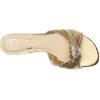 imageJessica Simpson Womens Dydra Denim SlipOn Slide SandalsSilver Combo