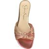 imageJessica Simpson Womens Dydra Denim SlipOn Slide SandalsSoft PinkGold Ombre Metallic