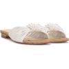 imageJessica Simpson Womens Dydra Denim SlipOn Slide SandalsWhite