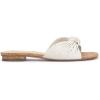 imageJessica Simpson Womens Dydra Denim SlipOn Slide SandalsWhite