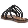 imageJessica Simpson Womens Embellished Faux Leather Slide SandalsBlack