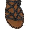 imageJessica Simpson Womens Embellished Faux Leather Slide SandalsBlack