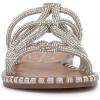 imageJessica Simpson Womens Embellished Faux Leather Slide SandalsSilver Shimmer