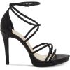 imageJessica Simpson Womens Jaeya Rhinestone Strappy Dress SandalsBlack Shimmer