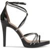 imageJessica Simpson Womens Jaeya Rhinestone Strappy Dress SandalsBlackClear