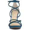 imageJessica Simpson Womens Jaeya Rhinestone Strappy Dress SandalsTeal