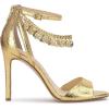 imageJessica Simpson Womens Jetser Heeled SandalGold Metallic Snake