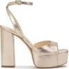 imageJessica Simpson Womens Lirio Platform Sandal Champagne 8