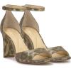 imageJessica Simpson Womens Luxcilla Heeled SandalGolden Roxy Metallic Leopard