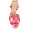 imageJessica Simpson Womens Neveny Heeled SandalPinkOrange Painterly Floral Satin