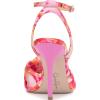 imageJessica Simpson Womens Neveny Heeled SandalPinkOrange Painterly Floral Satin