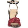 imageJessica Simpson Womens Neveny Heeled SandalRed Muse Combo
