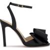 imageJessica Simpson Womens Olivine Bow Satin Ankle StrapBlack