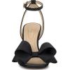 imageJessica Simpson Womens Olivine Bow Satin Ankle StrapBlack