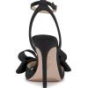imageJessica Simpson Womens Olivine Bow Satin Ankle StrapBlack