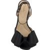 imageJessica Simpson Womens Olivine Bow Satin Ankle StrapBlack