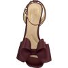 imageJessica Simpson Womens Olivine Bow Satin Ankle StrapDark Cherry Matte Satin
