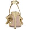 imageJessica Simpson Womens Olivine Bow Satin Ankle StrapGold