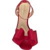 imageJessica Simpson Womens Olivine Bow Satin Ankle StrapRed Muse