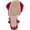 imageJessica Simpson Womens Olivine Bow Satin Ankle StrapRed Muse