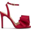 imageJessica Simpson Womens Olivine Bow Satin Ankle StrapRed Muse