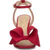 imageJessica Simpson Womens Olivine Bow Satin Ankle StrapRed Muse