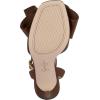 imageJessica Simpson Womens Olivine Bow Satin Ankle StrapToasted Pecan Matte Satin