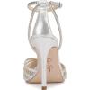 imageJessica Simpson Womens Paveri PumpSilver Shimmer