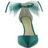 imageJessica Simpson Womens Phindies Satin Bow PumpsGem Green