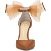 imageJessica Simpson Womens Phindies Satin Bow PumpsGolden Copper Satin