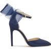 imageJessica Simpson Womens Phindies Satin Bow PumpsNavy Baby
