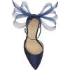 imageJessica Simpson Womens Phindies Satin Bow PumpsNavy Baby