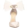 imageJessica Simpson Womens Phindies Satin Bow PumpsOffwhite
