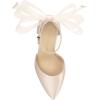 imageJessica Simpson Womens Phindies Satin Bow PumpsOffwhite