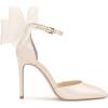 imageJessica Simpson Womens Phindies Satin Bow PumpsOffwhite
