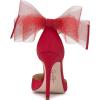 imageJessica Simpson Womens Phindies Satin Bow PumpsRed Muse
