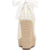 imageJessica Simpson Womens Zexie Espadrille Wedge SandalWhite Floral Mesh