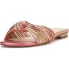 imageJessica Simpson Womens Dydra Denim SlipOn Slide SandalsSoft PinkGold Ombre Metallic