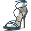imageJessica Simpson Womens Jaeya Rhinestone Strappy Dress SandalsTeal