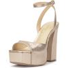 imageJessica Simpson Womens Lirio Platform Sandal Champagne 8