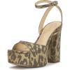 imageJessica Simpson Womens Lirio Platform Sandal Golden Roxy Metallic Leopard 8