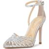 imageJessica Simpson Womens Paveri PumpSilver Shimmer