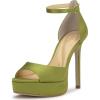 Botanical Green Satin