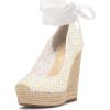 White Floral Mesh