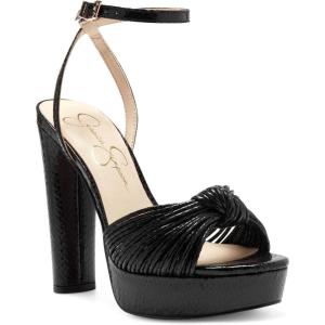imageJessica Simpson Womens Block Heel Ankle StrapBlack