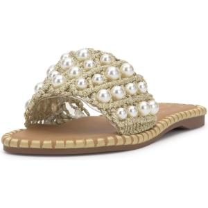 imageJessica Simpson Womens Brennara Flat SandalSoft Gold