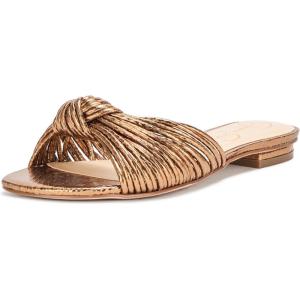 imageJessica Simpson Womens Dydra Denim SlipOn Slide SandalsBronze